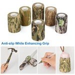 SEADESKY Jungle Camo Adhesive Wrap - 6 Pcs