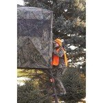 Guide Gear 6 Foot Tripod Hunting Tower Blind, 2-Man Stand Elevated, Hunting Gear Equipment Accessories, 4 by 4