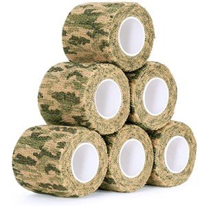 Seadesky Camo Tape Wrap - 6 Rolls, Wood Camo