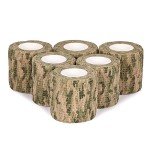 Seadesky Camo Tape Wrap - 6 Rolls, Wood Camo