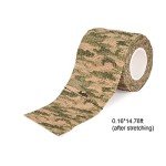 Seadesky Camo Tape Wrap - 6 Rolls, Wood Camo