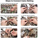 Lightweight Camouflage Netting for Hunting Blinds