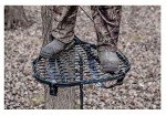 Hawk Mega Combat Hang On Tree Stand, Deer Stand with 24 x 30" Saddle Hunting Platform, Memory Foam Seat, & Safety Harness System