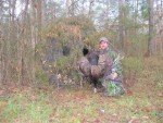 Woodland Ghillie Ground Blind Cover - Large Size