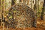 Woodland Ghillie Ground Blind Cover - Large Size