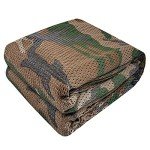 Camo Burlap Mesh Fabric for Hunting Blinds
