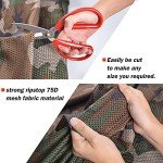 Camo Burlap Mesh Fabric for Hunting Blinds