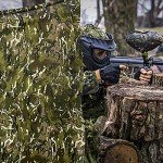 Camo Burlap Mesh Fabric for Hunting Blinds