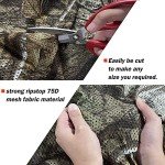 Camo Burlap Mesh for Hunting Blinds & Stands