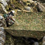 Camo Burlap Mesh Fabric for Hunting Blinds
