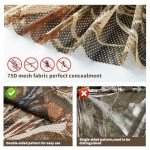 Senmortar Camo Netting for Hunting Blinds 5x6.5ft