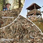 Senmortar Camo Netting for Hunting Blinds 5x6.5ft