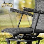 360° Silent Swivel Hunting Chair with Back Support
