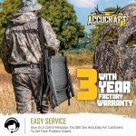 360° Silent Swivel Hunting Chair with Back Support