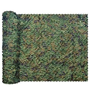 Camouflage Netting for Hunting and Military Decor