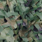 Camouflage Netting for Hunting and Military Decor