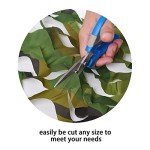 Camouflage Netting for Hunting and Military Decor