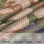 Camo Mesh Netting for Hunting Blinds – 5x13ft