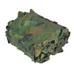 Camouflage Netting for Hunting and Military Decor