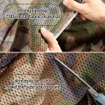 Camo Mesh Netting for Hunting Blinds – 5x13ft