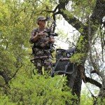 Hawk 20' Big Denali 1.5-Man SLS Ladder Stand | Durable Hunting Archery Steel 1 Person Tree Stand with Chair, Bow/Gun Holder, Footrest, Flip Back Shooting Rail & Noise Free Ladder