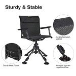 TIDEWE 360° Swivel Hunting Chair with Seat Cover