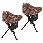 REDCAMP Portable Tripod Stool Set for Hunting
