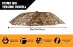 Allen Company Vanish Instant Roof Umbrella - 57
