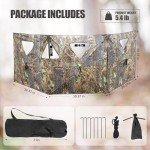 WTVIDAS Portable Three-Panel Hunting Blind