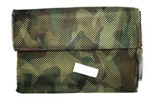Woodland Camouflage Ghillie Mesh Hunting Blind Cover