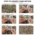 BASSDASH Camo Mesh Netting for Hunting Blinds