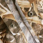 AUSCAMOTEK Waterproof Camo Rain Poncho for Hunting