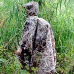 AUSCAMOTEK Waterproof Camo Rain Poncho for Hunting