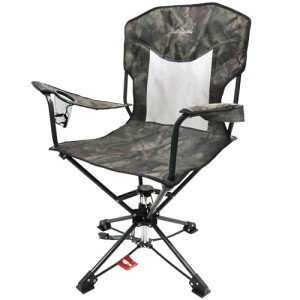 HUNTPAL 360° Swivel Hunting Blind Seat with Armrests