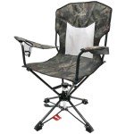 HUNTPAL 360° Swivel Hunting Blind Seat with Armrests