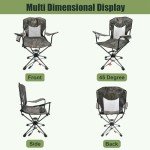 HUNTPAL 360° Swivel Hunting Blind Seat with Armrests
