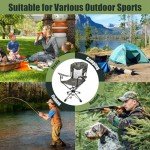 HUNTPAL 360° Swivel Hunting Blind Seat with Armrests