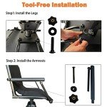 CROSS MARS Portable Adjustable Hunting Blind Chair