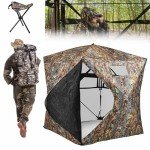 YITAHOME 360° Deer Hunting Pop-Up Blind with Chair