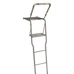 Guide Gear 15' Hunting Ladder Tree Stand with Shooting Rail, Elevated Climbing Mesh Seat, Hunting Gear Equipment Accessories