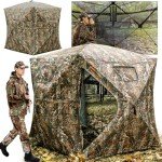 270-Degree See-Through Hunting Blind for 2-3 People