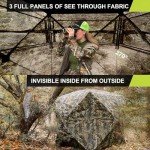 270-Degree See-Through Hunting Blind for 2-3 People