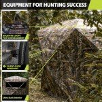 270-Degree See-Through Hunting Blind for 2-3 People