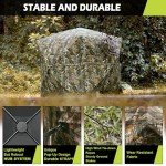 270-Degree See-Through Hunting Blind for 2-3 People