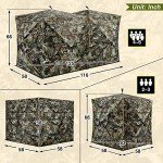 TIDEWE 270° See-Through Portable Hunting Blind