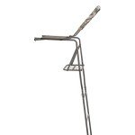 Guide Gear 15' Hunting Ladder Tree Stand with Shooting Rail, Elevated Climbing Mesh Seat, Hunting Gear Equipment Accessories