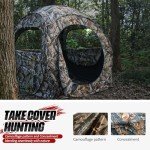 ShedOFF 1-Person See-Through Hunting Blind
