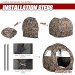 ShedOFF 1-Person See-Through Hunting Blind