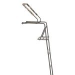 Guide Gear 15' Hunting Ladder Tree Stand with Shooting Rail, Elevated Climbing Mesh Seat, Hunting Gear Equipment Accessories