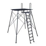 Rivers Edge Landmark 10’ 600 Tower, 10' Height, 72" x 72" Platform, Large Entry Platform, Unmatched Stability, 5-Point Anchoring System, LM623